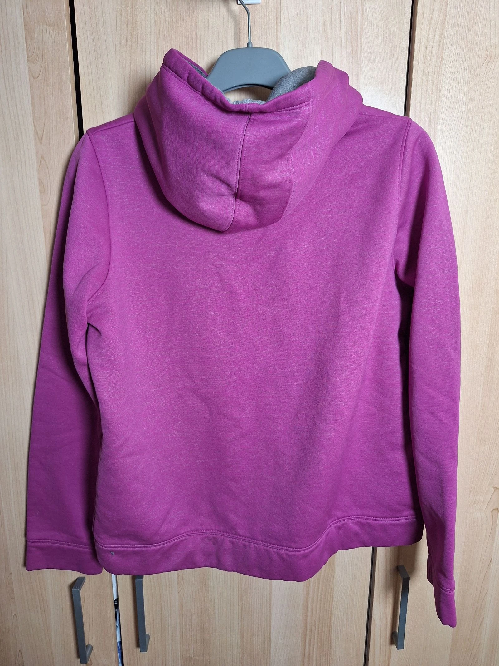 suéter com capuz Under Armour rosa fúcsia tamanho YXL 14 anos – photo 3